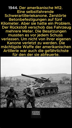 Die amerikanische Kanone war so mächtig dass die Besatzung vor dem Schuss floh