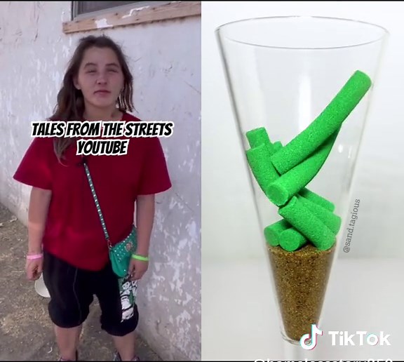 Super Young Homeless Girl says its fun to be homeless #talesfromthestreets #homeless #fyp