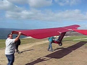 Red Goat Soaring at Torrey Pines