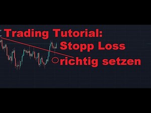 FX Investing Trading Tutorial 1: Wo & warum setze ich meinen Stopp Loss SL an! Beispiel Bitcoin BTC