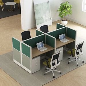 [Hot Item] High Quality Call Center Partition Commercial Office Desk 4 Seater Cubicle