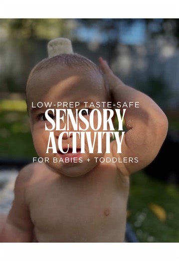 Easiest Sensory Activity for Toddlers Using Flour and Oil