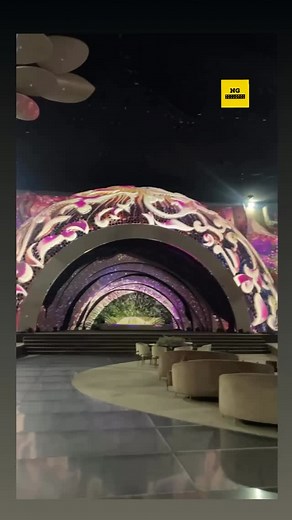 Looks awesome! Shout-out and thanks for sharing @nationalgraphicsdelhi 🙏❤️ Projection mapping inside main audi. 18 projectors @barco and @dataton watchout servers. #Projection #projectionmapping #dataton #watchout #3dprojectionmapping #uvwraps #3dmodelling | Dataton