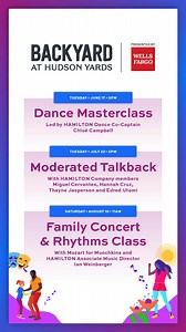 45 reactions | 10 years of HAMILTON with a series of exclusive events. The award-winning Broadway phenomenon is stepping off the stage to Hudson Yards for a limited-time series of unforgettable experiences—all free and open to the public. | Hudson Yards New York | Facebook