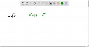 SOLVED:Determine whether each number is rational, irrational, or not a real number. If a number is rational, give its exact value. If a number is irrational, give a decimal approximation to the nearest thousandth. Use a calculator as necessary. See Examples 4 and 5. -√(64)