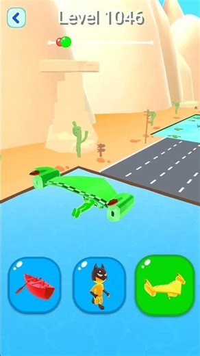 Shape-Shifting 2 GAMEPLAY Level No #1046 Walkthrough - New Update Car Racing #Shorts #ShapeShifting