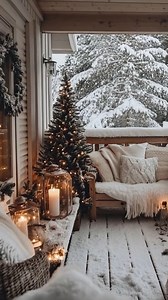 The lights are soft, the snow is falling, and the world feels far away. No emails, no noise, just warm windows glowing in the cold ❄️ This is where time finally slows down. #CozyHome #loveyou #nature #snow #chrismas | Cabin Dreams