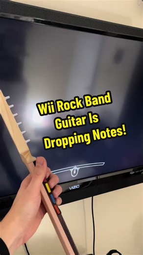 Fixing a broken Nintendo Wii Rock Band 2 guitar controller that wasn’t registering button presses on the blue and yellow frets. Full tear down, repair, and reassembly. Bonus sale info at the end!#TikTokCreatorSearchInsightsIncentive #rockband #guitar #videogames #repair