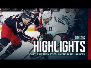 Seattle Kraken at Columbus Blue Jackets | 3/21 Game Highlights