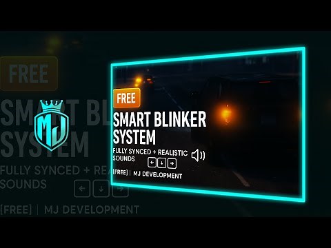 [FREE] 🚗 Vehicle Blinker System | Smart Flashers + Sync + Sounds [Standalone] | MJ DEVELOPMENT