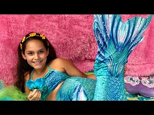 MY NEW MERMAID TAIL | BATHING SUIT SET OUTFIT | HOW TO WEAR IT VERY DETAILED