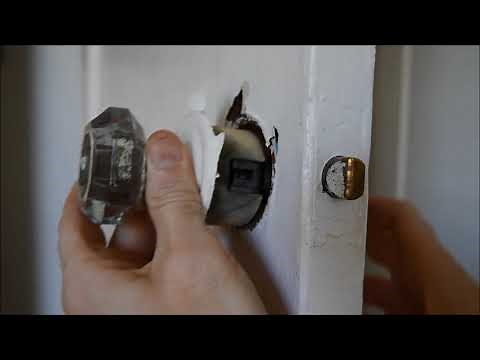 How to Remove an Antique Schlage Lock Set