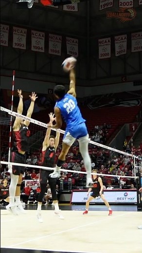 Set 5 Rally You HAVE To See | BSU vs BYU Men’s Volleyball 🏐🔥