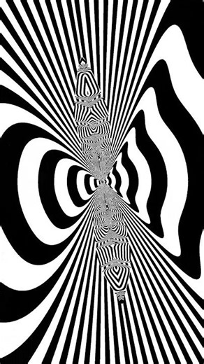 Trapped in a Black & White Visual Illusion