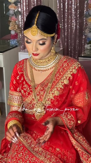 Tasnim Porna on Instagram: "Signature Red Bride By TasnimPorna ✨"