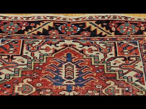 Vintage Persian Heriz Serapi Area Rug, ‪@thepersianknot‬ , SKU 1789
