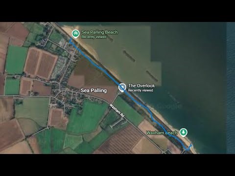 Norfolk costal walk Waxham beach to Sea Palling beach ⛱️