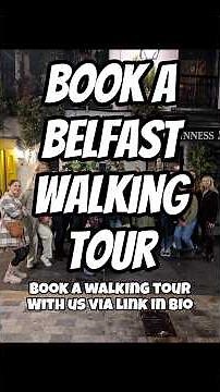 Belfast Walking Tour with Local #belfasttour #belfast