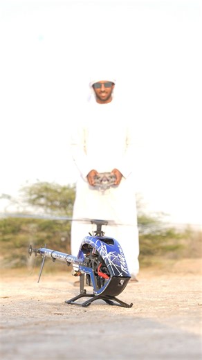0 km to 100 km in 1 second 😂 I’m using Xnova electric motor on this RC helicopter | Tareq Alsaadi طارق السعدي