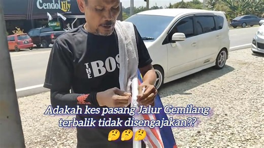 Macam mana boleh kata pasang Jalur Gemilang terbalik adalah tak sengaja... | Boleh Viral