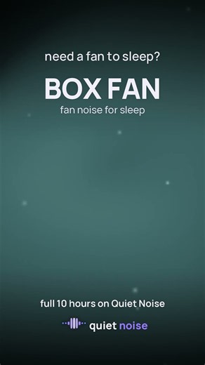 Can't sleep? Try box fan sound #shorts #fannoise #sleep