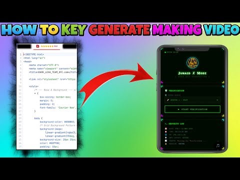 HOW TO KEY GENERATE MAKING VIDEO #hacks #src #key #keygenerate #making #viralvideo