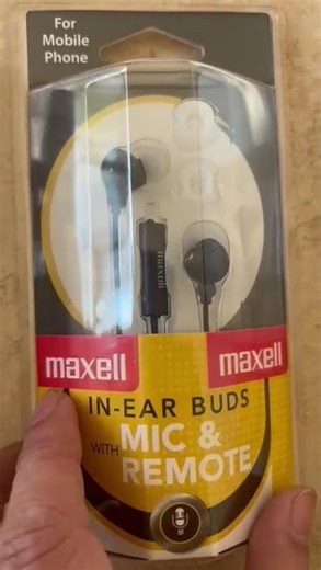 Maxwell Sony Headphone Earbud Microphone