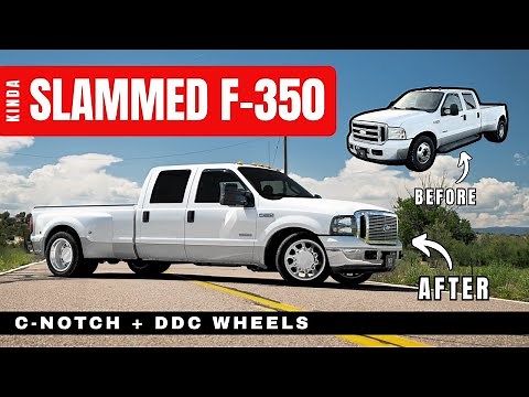 Completly Transformed Our 2WD F-350 Dually! ( Lowered, wheels )