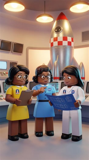 Hidden Figures: The Women Who Sent America to Space 🚀 #nasa #rocket #roblox #shorts