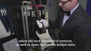 157K views · 6.6K reactions | A stage-played guitar broken by Kurt Cobain goes on auction in the US. Twenty-nine years after Kurt Cobain died, a Fender guitar played on stage and smashed by Nirvana's lead singer goes on the auction block May 20th in New York. Here's a sneak peak. | AFP News Agency | Facebook