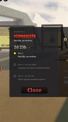 New Permanent Death Challenge | Dead Rails #roblox #deadrails