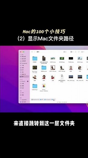 如何显示 Mac 文件夹的路径？
