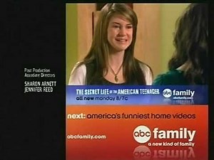 Incomplete ABC Family Split Screen Credits (February 24, 2009) #2