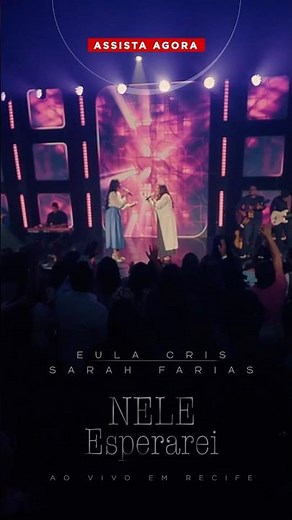 Estreou! "NEle Esperarei" com Eula Cris e Sarah Farias. Corre pra assistir! 🎬 #MKMusic #Lançamento