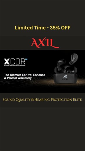  AXIL Earbuds — Now 35% OFF!  Grab yours today  https://goaxil.com/collections/sale?rfsn=7947291.4dd44fa Experience crystal-clear sound, all-day comfort, and real hearing protection without breaking the bank. These earbuds are made for music lovers, gamers, and anyone who wants top-tier audio — perfect at the gym, on your commute, or during gaming sessions. #AXIL #EarbudsSale #GSExtreme #HearingProtection #AudioUpgrade | ReviewMerit | Facebook