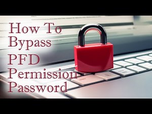 How to bypass PDF permissions easily Without Password