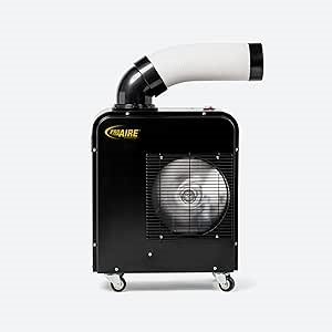 ProAire 5,300 BTU Portable Outdoor Air Conditioner/Spot Cooler Adjustable Air Flow, 360 Degree Wheels for Portability, Continuous Drainage Option. Ideal for Decks, Patios, Farms, Construction Site