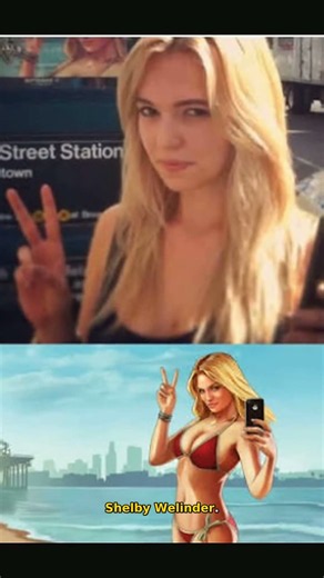 GTA 5’teki Bikinili Kız Gerçekte Kim? #shorts