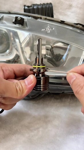 Do you know how to adjust the bulb? #ledheadlightbulb #aftermarketheadlight #reflectorheadlight