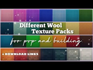 Aesthetic Wool Texture Packs [MCPE] | PvP & Building | PastelJoinedTheGame