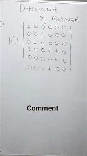 Determinant matrix properties😎#shorts#trending video