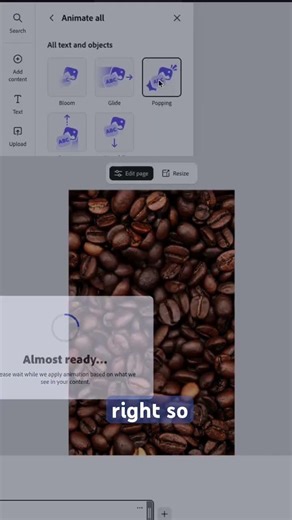 Using Animate All in Adobe Express