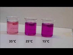 Abhängigkeit der Reaktionsgeschwindigkeit von der Temperatur