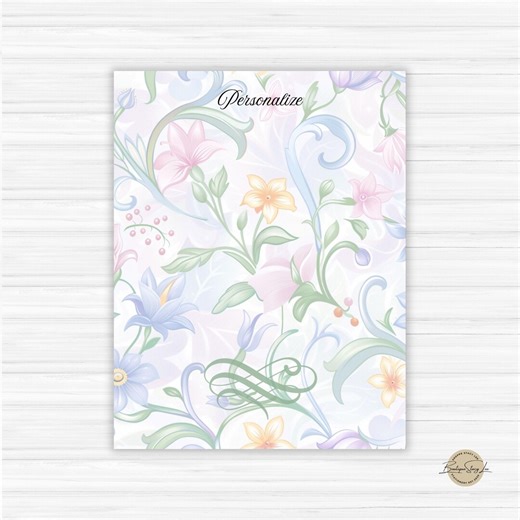 Decorative Printer Paper, Letter Writing Stationery Customized With Name, 8.5x11 25 Sheets - Etsy