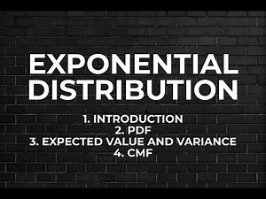 Exponential Distribution - Part 01