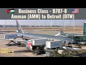 Royal Jordanian Airlines | B787-8 | Business Class | Amman (AMM) to Detroit (DTW) | Trip Report