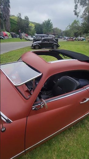 Rare Custom VW Karman Ghia with VW bus touches.