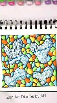 Need to Chill? Watch These Mesmerizing Colorful Doodles | #doodle #zentangle #art #arttherapy
