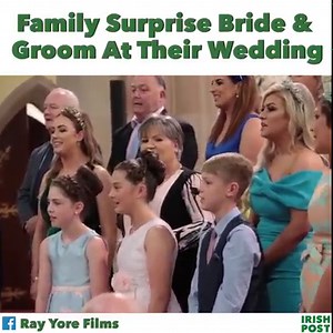 42K views · 808 reactions | Bride and Groom Rachel and Shane McNally are reduced to tears with surprise performance of 'Stand By Me' from family and friends at their wedding❤️❤️❤️ (Pre Covid)  Ray Yore Films | The Irish Post | Facebook