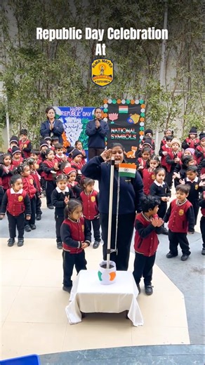 Alma Mater School on Instagram: "Here are a few glimpses from the Republic Day Celebration at Alma Mater School 🇮🇳✨ Little hands waved the tricolour with big pride, voices echoed “Jai Hind”, and young hearts stood tall saluting our national flag. From singing the National Anthem to paying tribute to our brave heroes, every moment reflected love and respect for the nation. Through engaging activities and thoughtful guidance, our teachers beautifully explained the importance of 26th January, hel